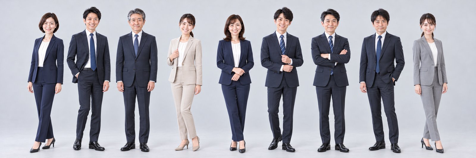 AIおまかせPHOTO のAIモデルたち（9人）