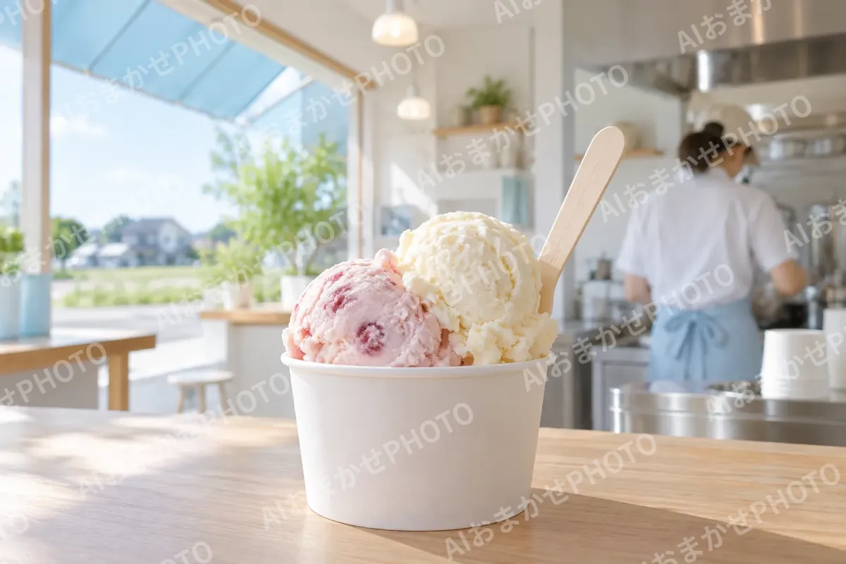 アイスクリームの写真 No.4