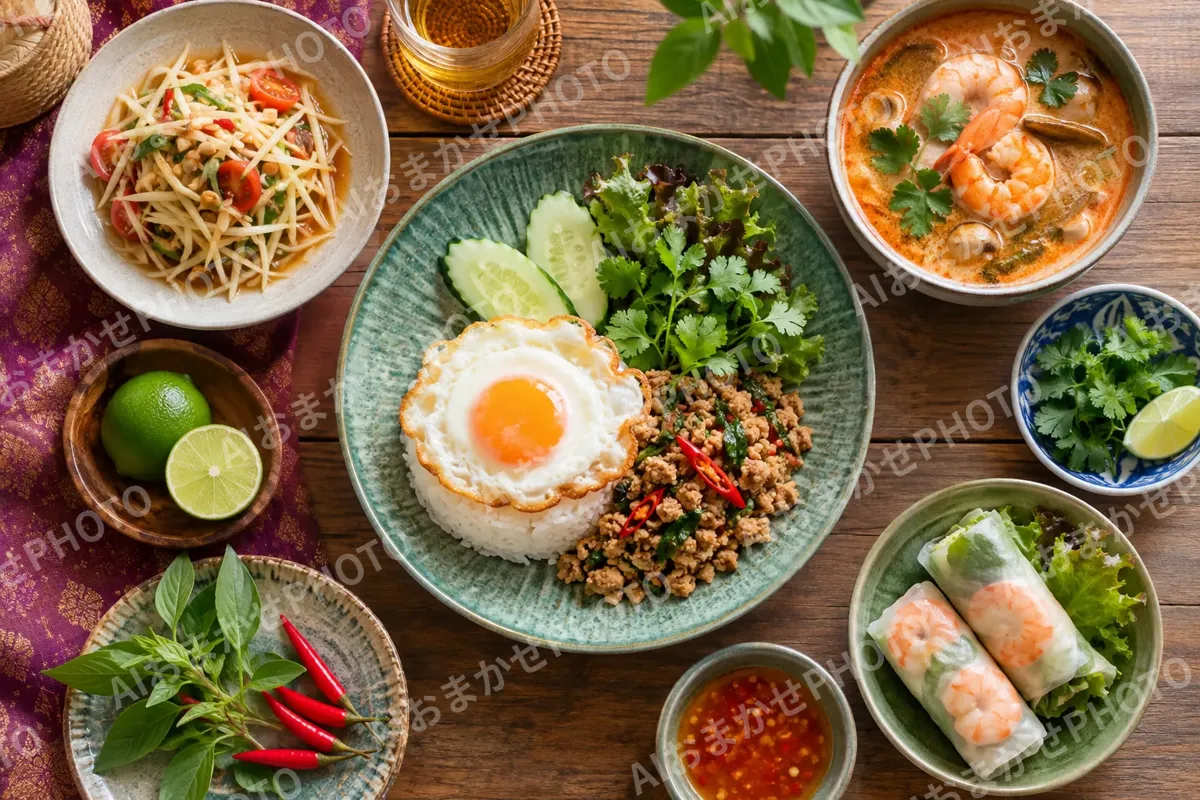 エスニック・アジア料理の写真 No.1
