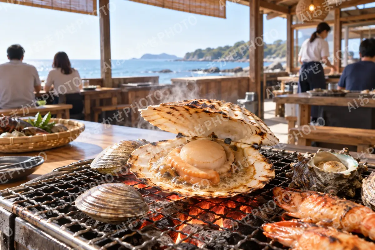 浜焼きの写真 No.1