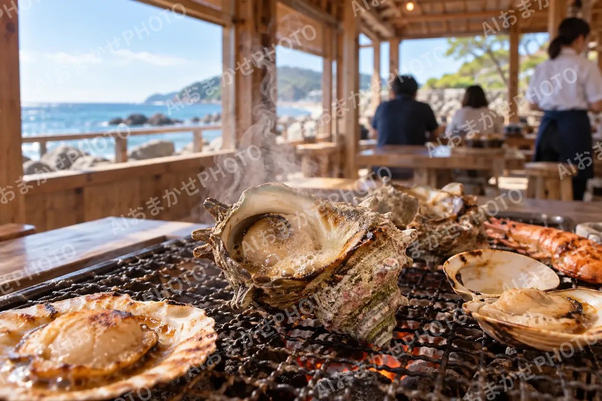 浜焼きの写真 No.2