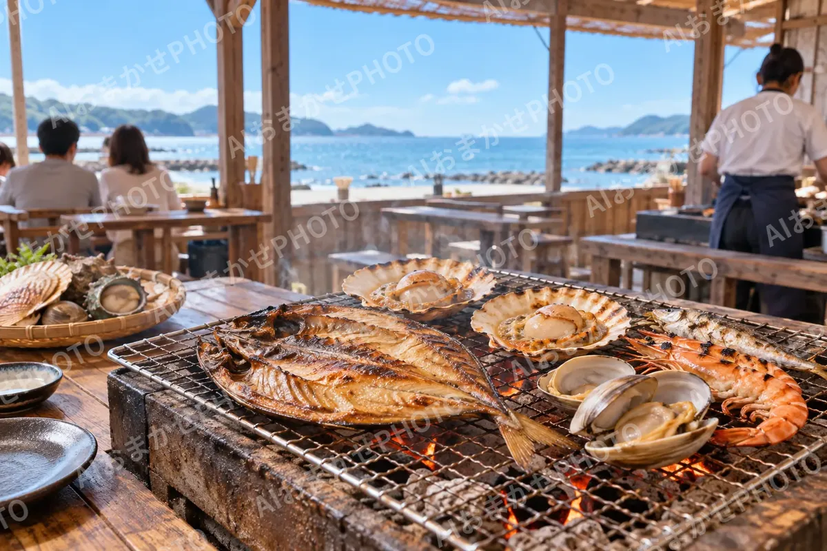 浜焼きの写真 No.4