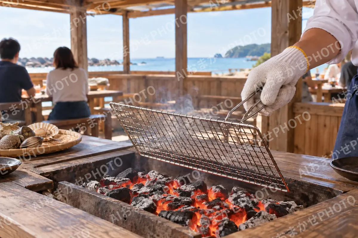 浜焼きの写真 No.9