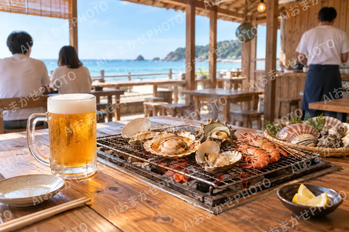 浜焼きの写真 No.16