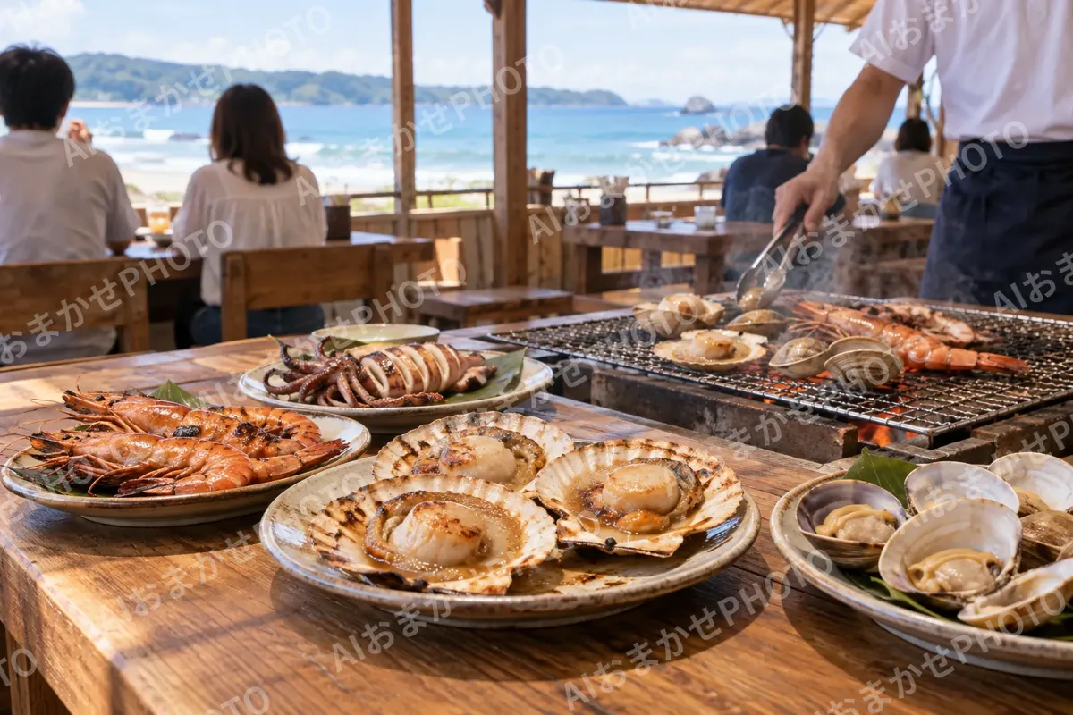 浜焼きの写真 No.18