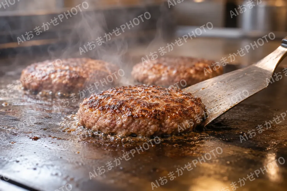 ハンバーガーの写真 No.2