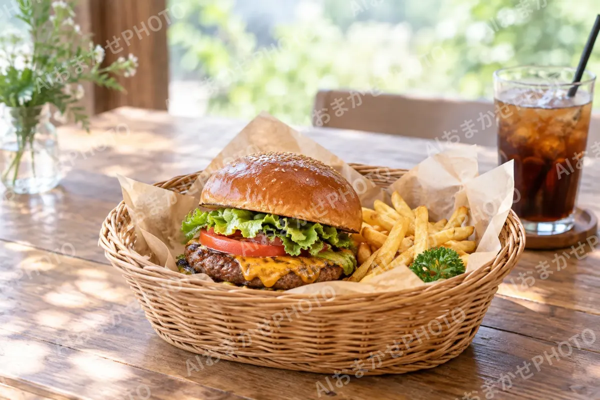 ハンバーガーの写真 No.10