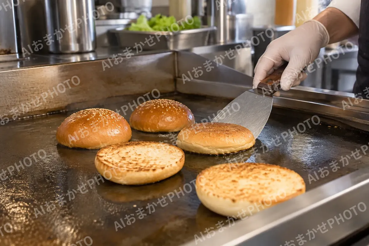 ハンバーガーの写真 No.12