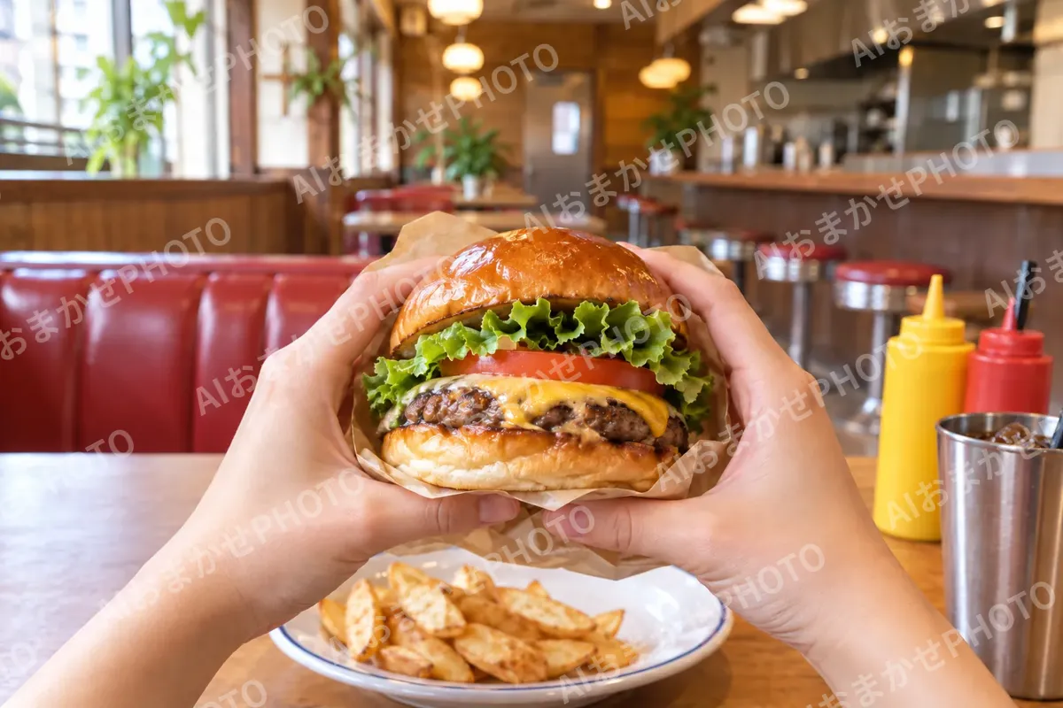 ハンバーガーの写真 No.34