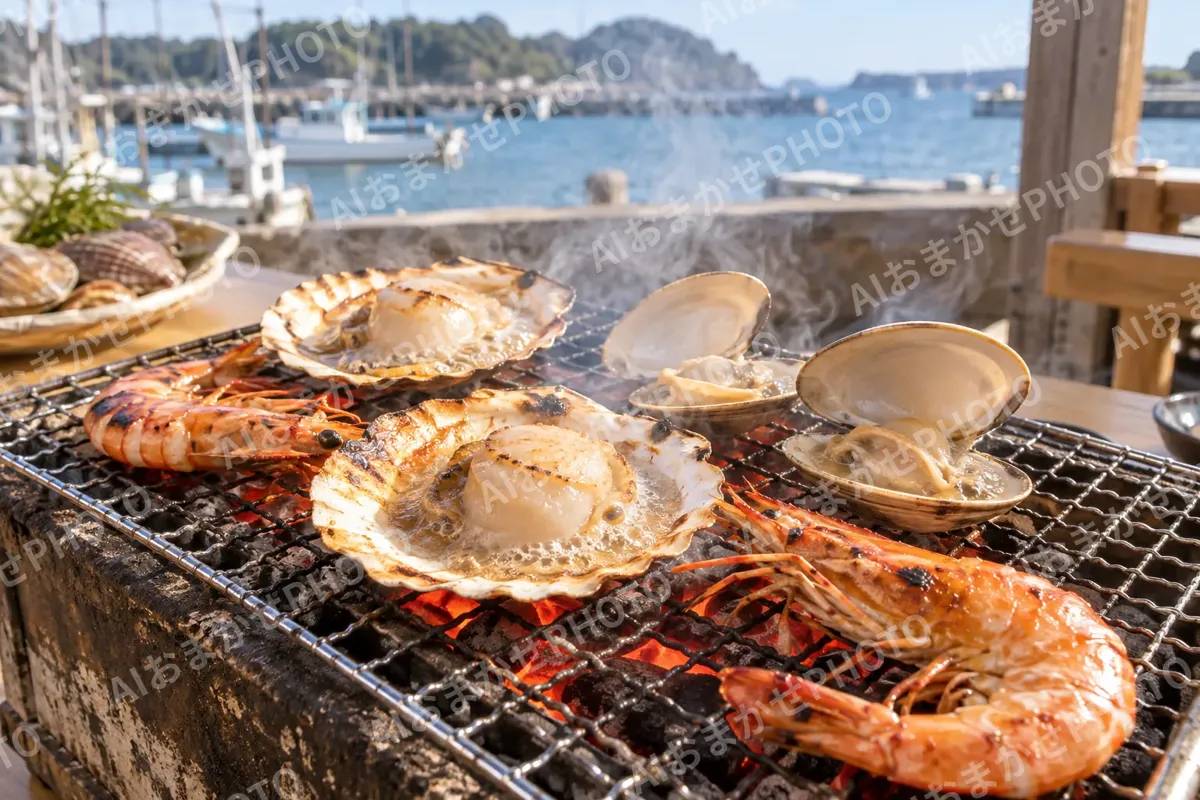 海鮮丼・浜焼きの写真 No.5