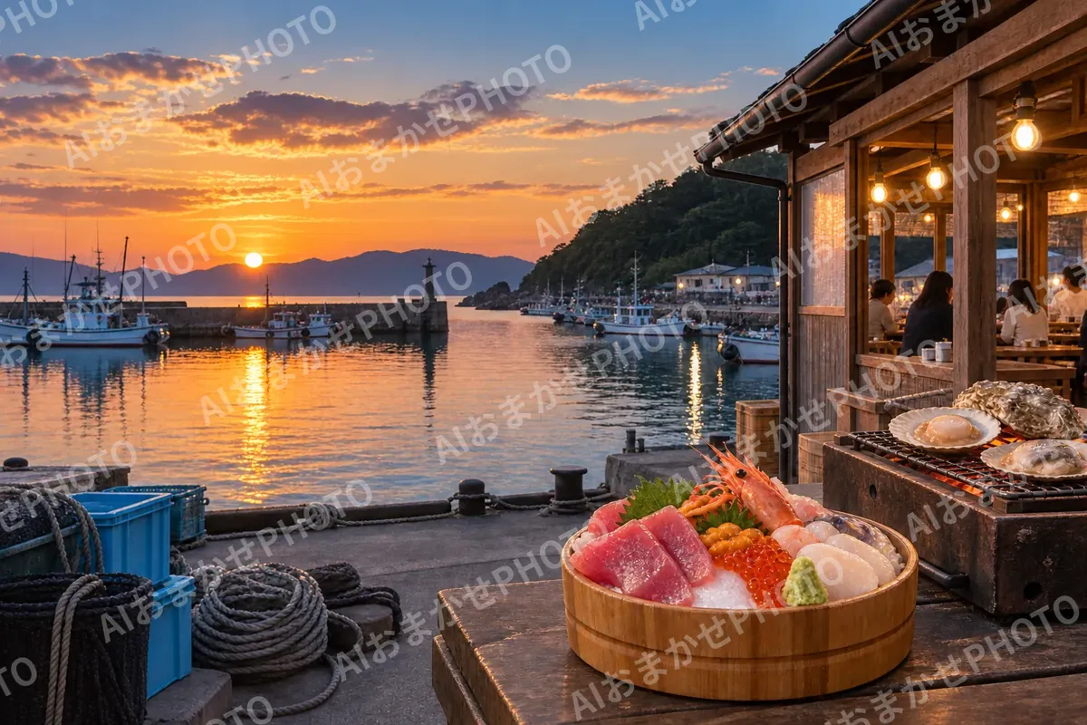 海鮮丼・浜焼きの写真 No.23