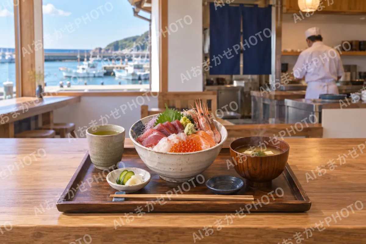 海鮮丼の写真 No.10