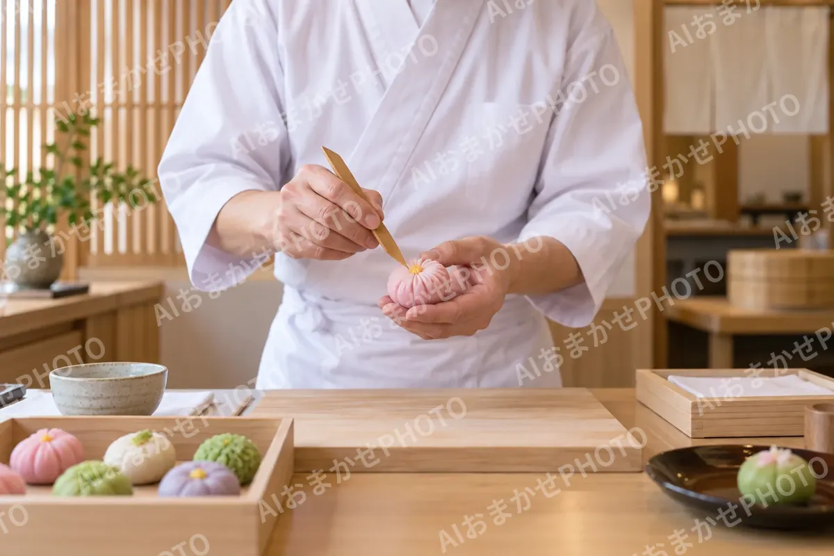 和菓子の写真 No.6