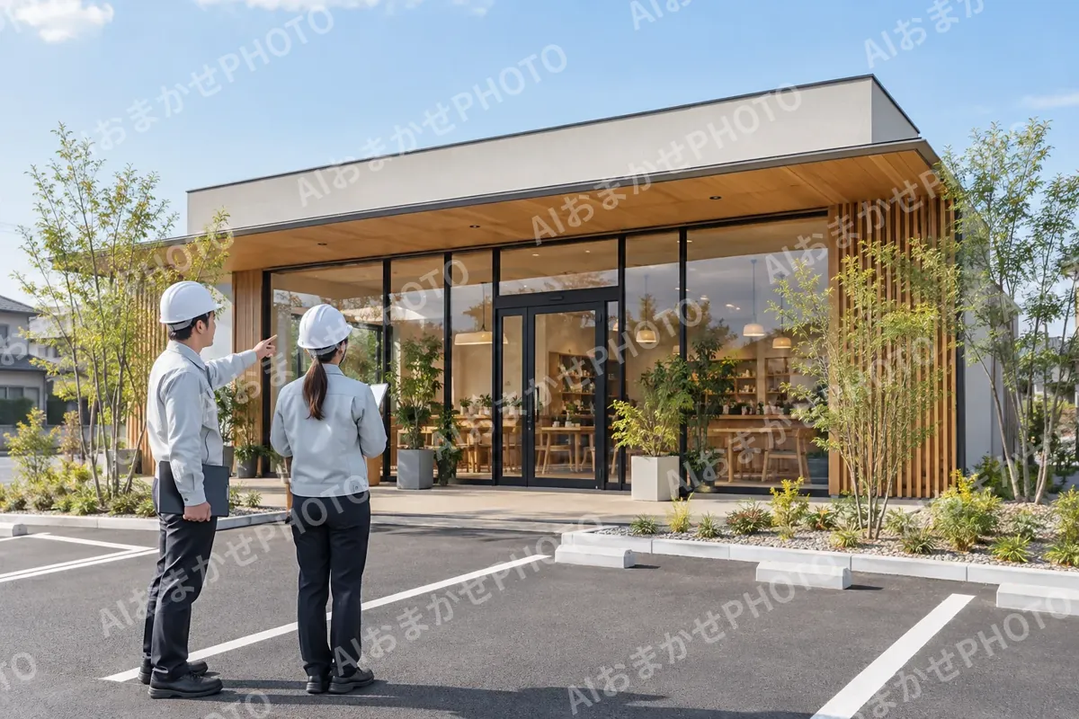 完成した店舗の外観（建築・建設その他の写真 No.72）