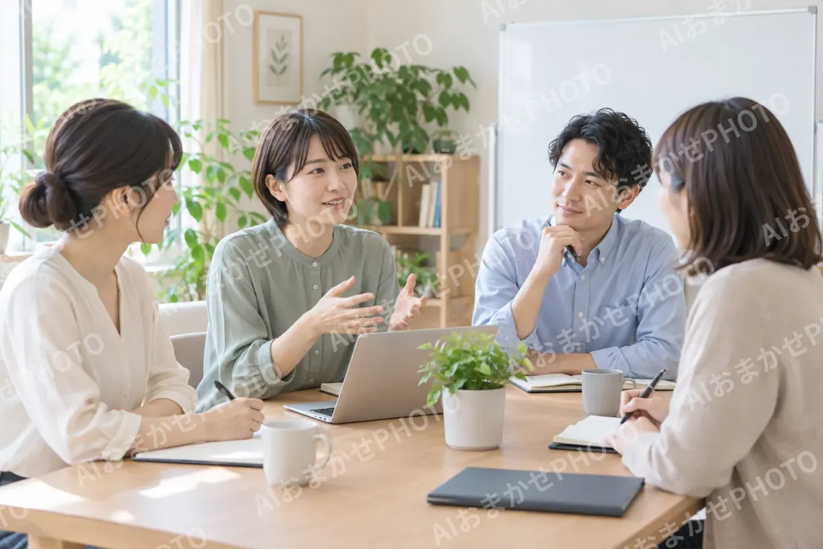 カウンセラー同士で話し合う勉強会（カウンセリング（心理相談）の写真 No.47）