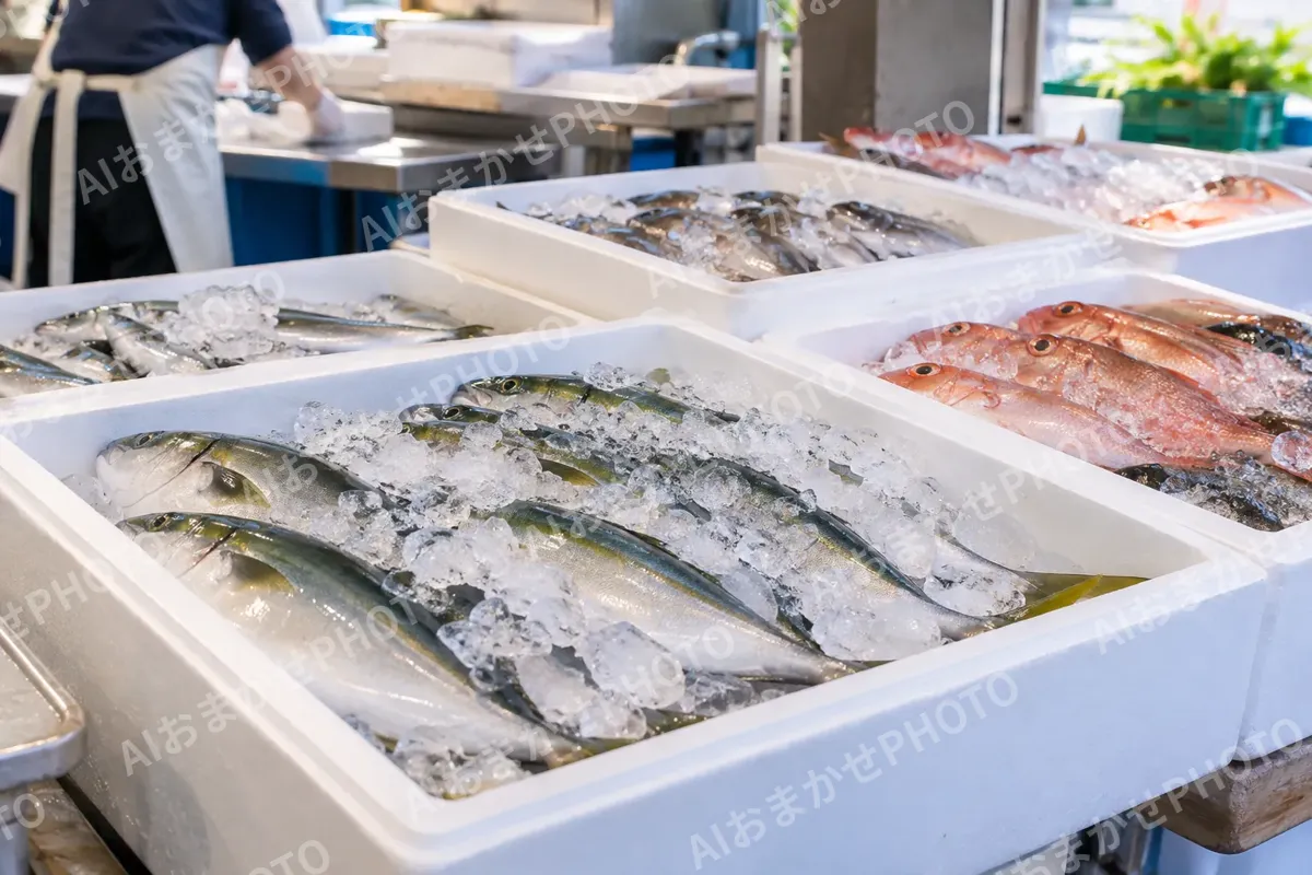 精肉・鮮魚・青果の写真 No.2