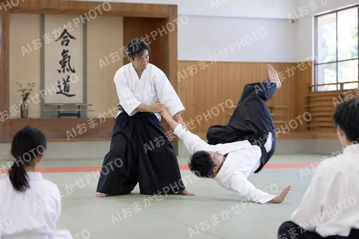 合気道の写真 No.4