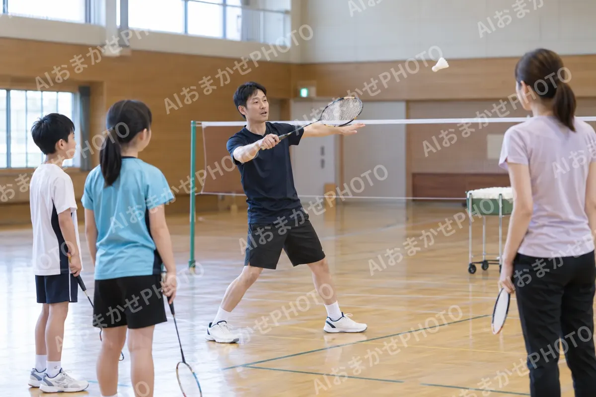 バドミントンの写真 No.4