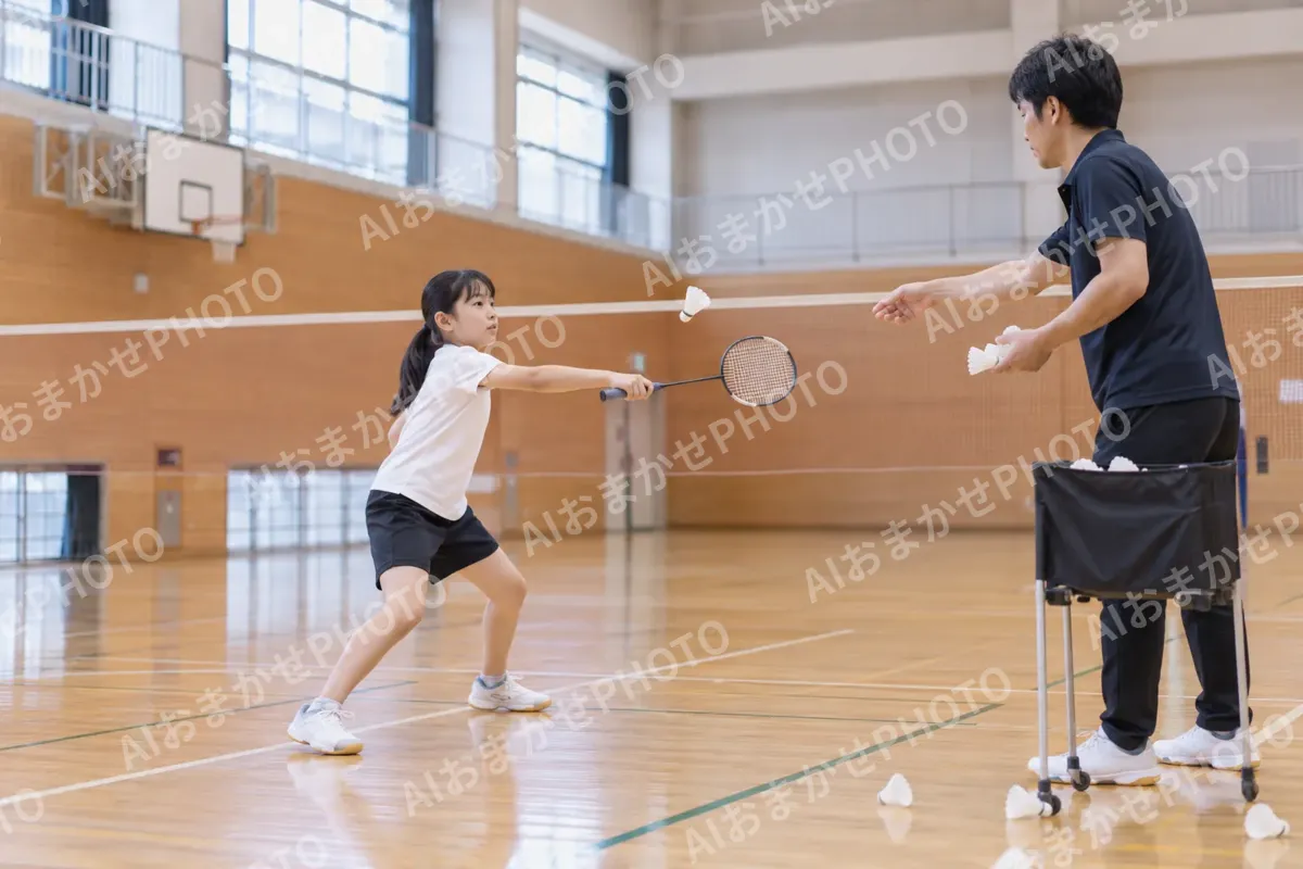 バドミントンの写真 No.5