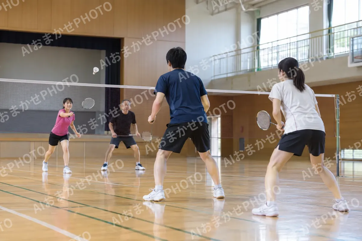 バドミントンの写真 No.6