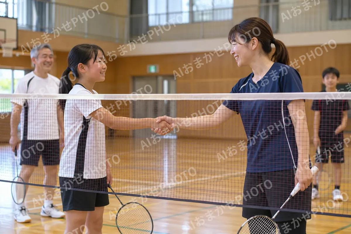 バドミントンの写真 No.12