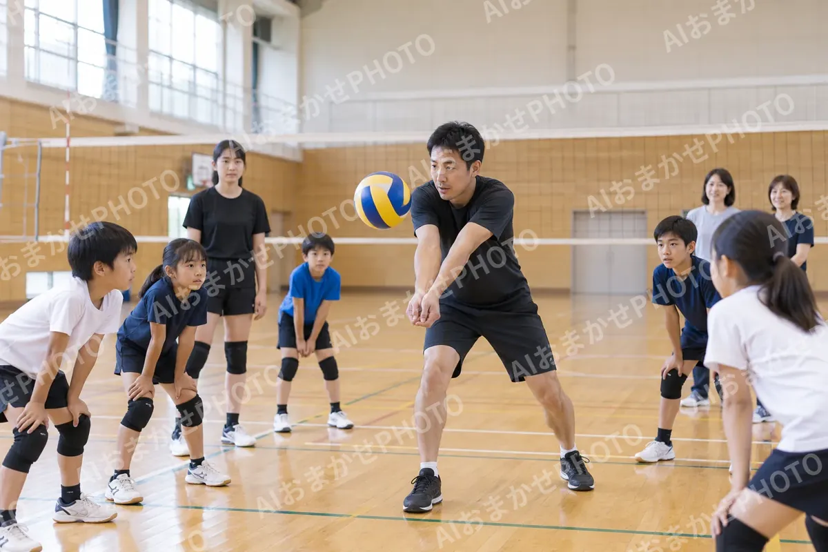 バレーボールの写真 No.4