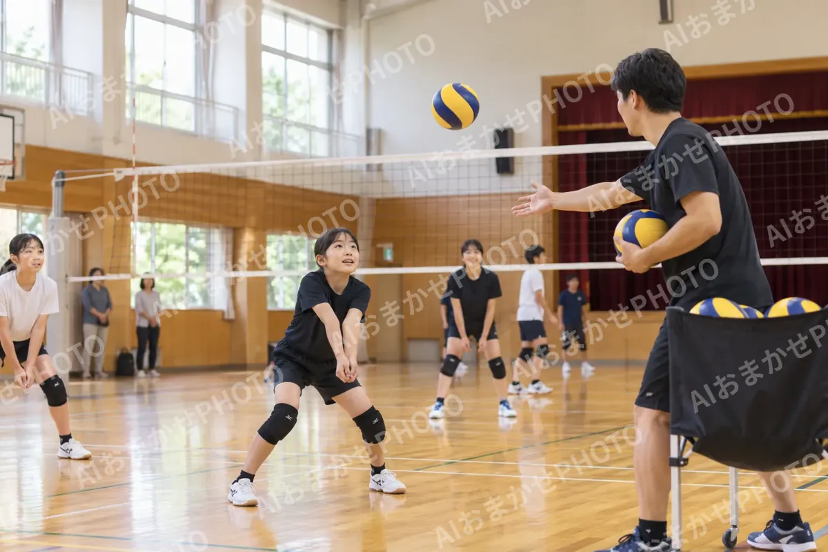 バレーボールの写真 No.5