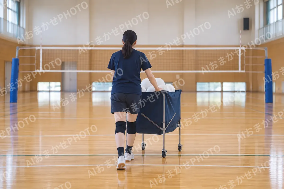 バレーボールの写真 No.36