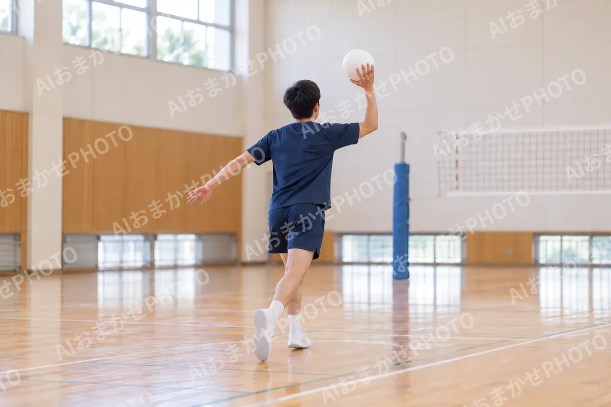 バレーボールの写真 No.39