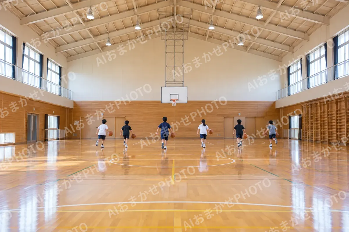 バスケットボールの写真 No.6