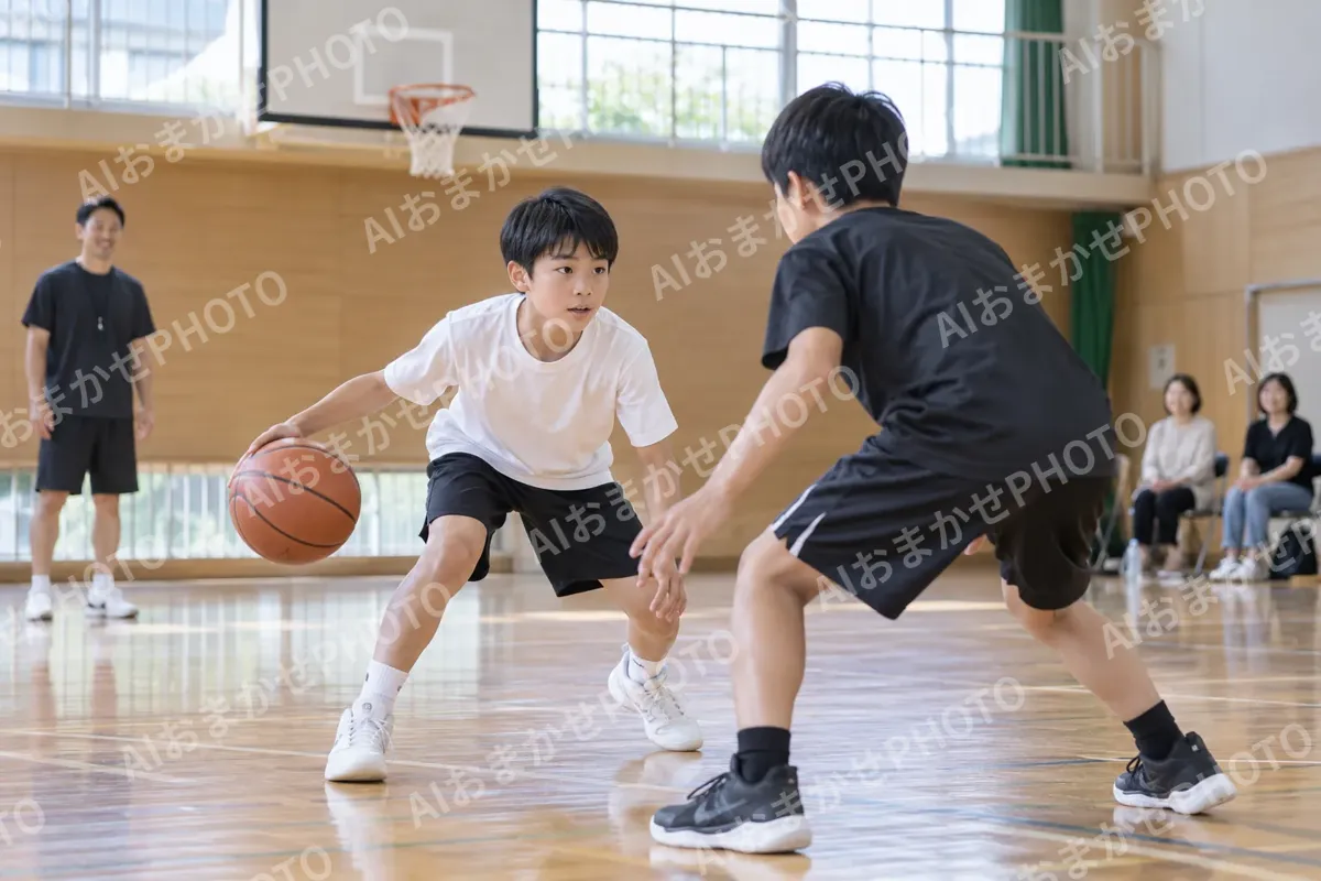 バスケットボールの写真 No.20