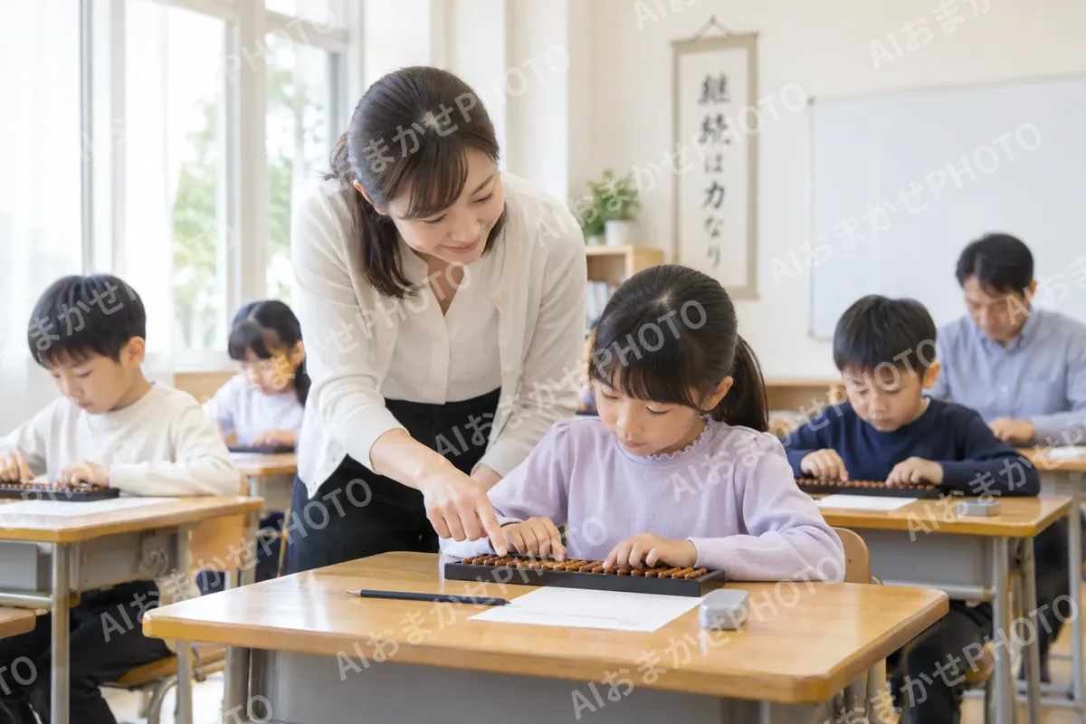 そろばん・珠算の写真 No.4