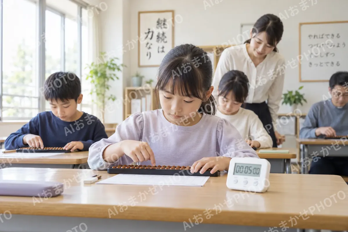 そろばん・珠算の写真 No.11