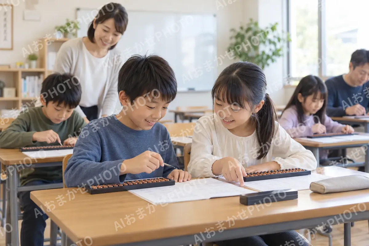 そろばん・珠算の写真 No.12