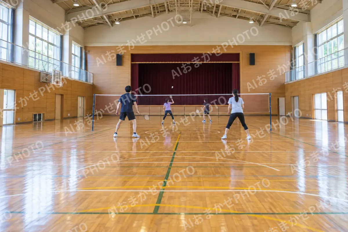 卓球・バドミントンの写真 No.7