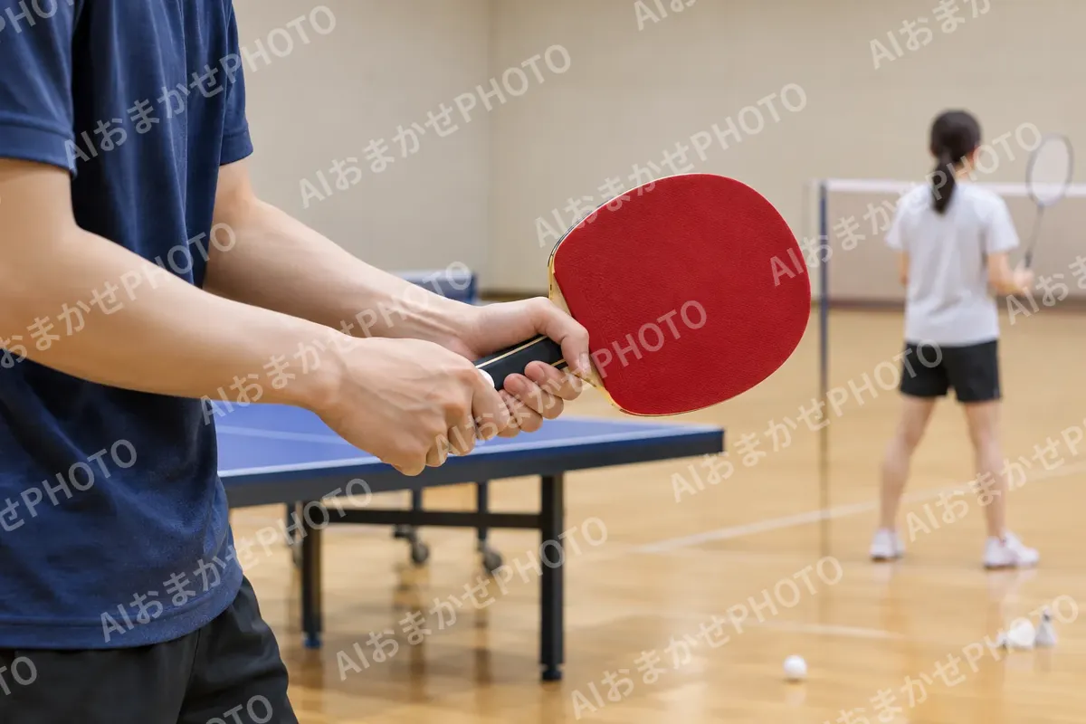 卓球・バドミントンの写真 No.14