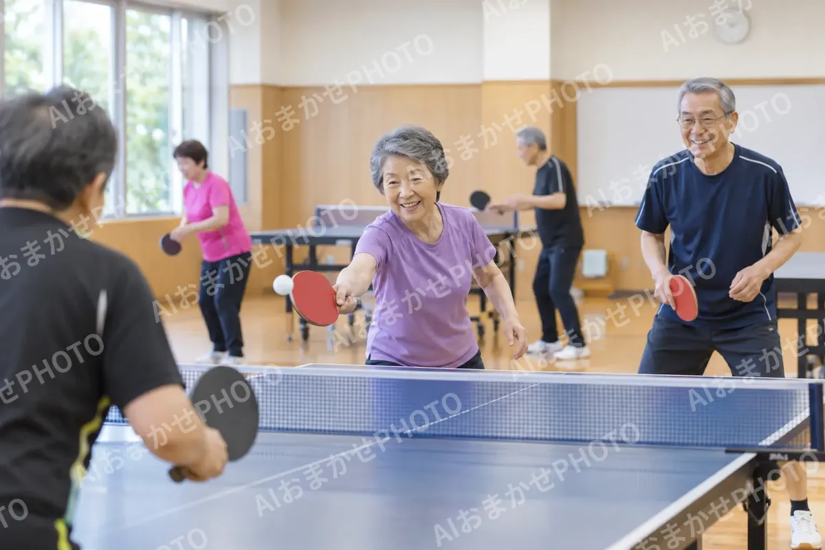 卓球の写真 No.8