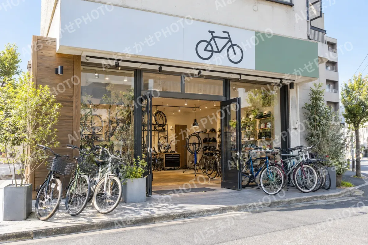 店舗の外観（自転車販売・修理の写真 No.48）
