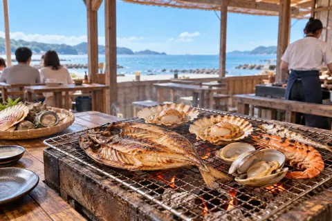 浜焼きの写真 No.4