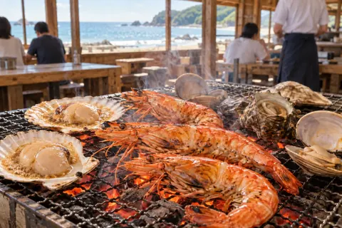 浜焼きの写真 No.6