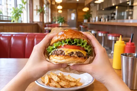 ハンバーガーの写真 No.34