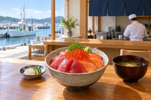 海鮮丼の写真
