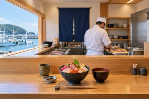 海鮮丼の写真 No.6