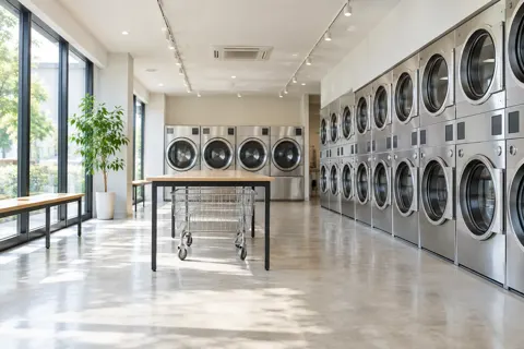 コインランドリーの写真
