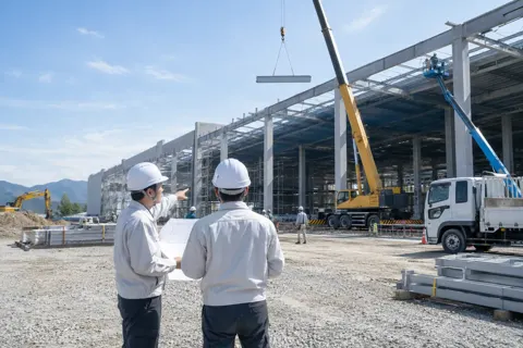 物流倉庫の建設現場（総合建設・ビル・マンション・店舗・工場の写真 No.51）