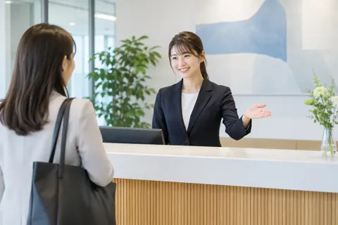 会社の受付（人材・派遣・アウトソーシングの写真 No.46）