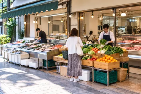 精肉・鮮魚・青果の写真 No.4