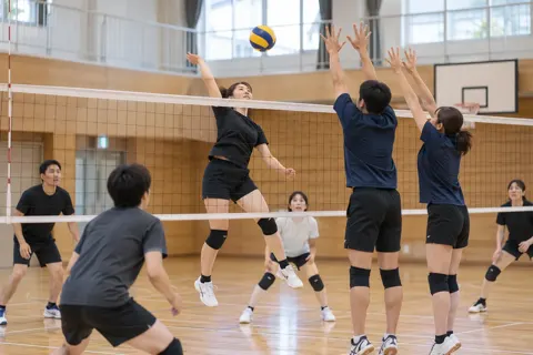 バレーボールの写真 No.12