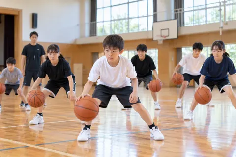 バスケットボールの写真 No.13